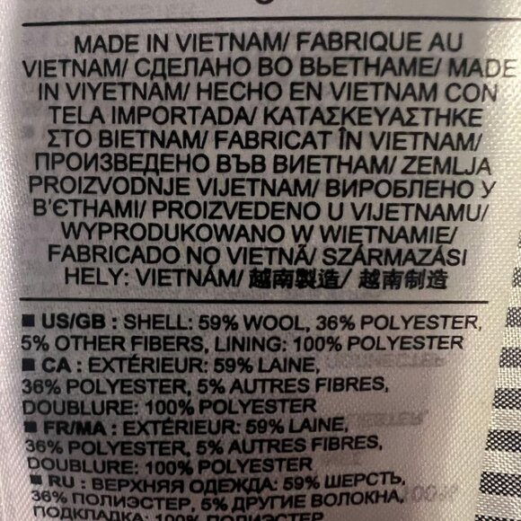 Black Wool Hacking Jacket from Banana Republic - 8 - Picture 4 of 8